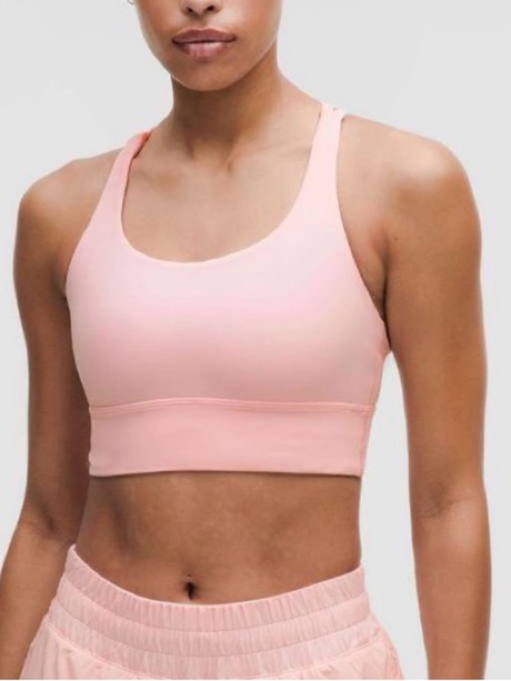 Lululemon Energy Longline Bra *Medium Support - Strawberry Milkshake